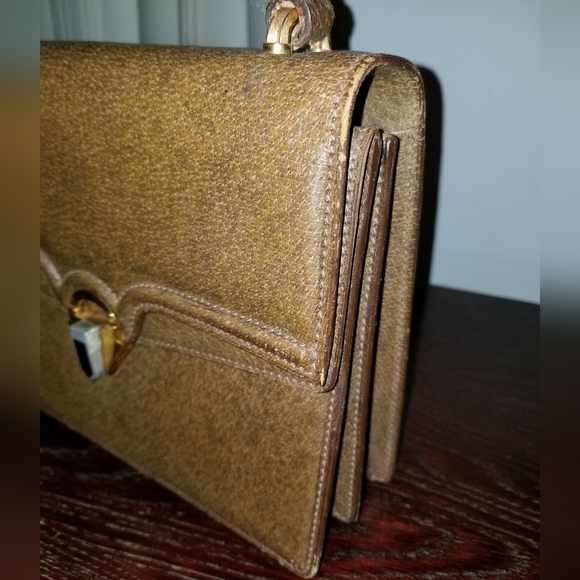 Vintage 50s Gucci top handle  Kelly  bag - Picture 13 of 16